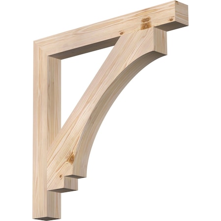 Imperial Block Smooth Bracket, Douglas Fir, 3 1/2W X 32D X 32H